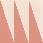 Pink cement tiles